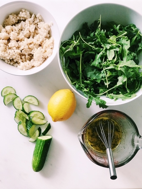 Israeli And Arugula Couscous Salad Besos Alina