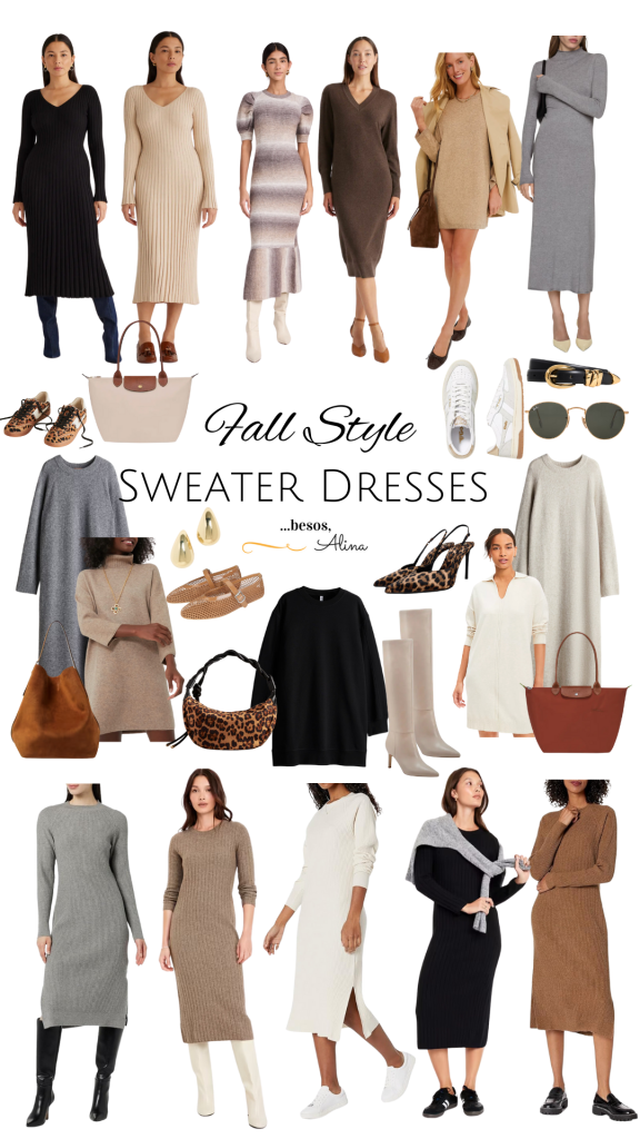 slim fit dress slacks What You Need Oatmeal Brown Midi Sweater Dress – Shop the Mint main image 0